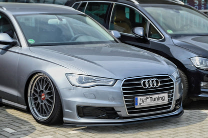 CUP Frontspoilerlippe ABS Audi A6 + S6, 4G, C7 ab Bj.: 2014- Carbon