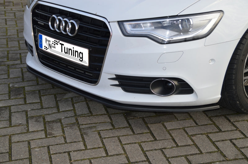 CUP Frontspoilerlippe ABS Audi A6 4G, C7 Bj.: 2010-2014 Schwarz Matt