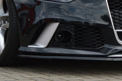 CUP Frontspoilerlippe ABS Audi RS6,4G, C7 ab Bj.: 2013 - Schwarz Glanz