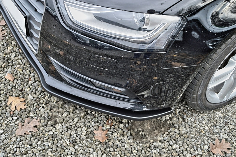 CUP Frontspoilerlippe ABS Audi A4 / B8 Facelift S-Line Schwarz Matt