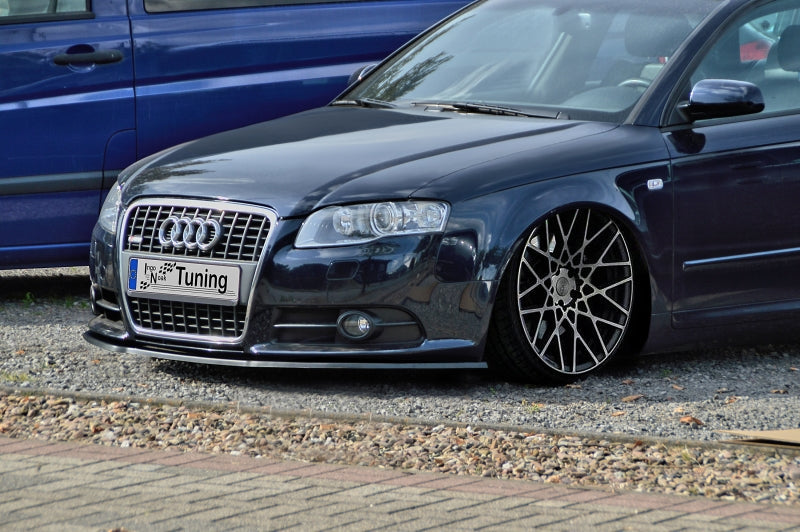 CUP Frontspoilerlippe ABS Audi A4 / B7 S-Line Bj.:2004-2008 Schwarz Matt