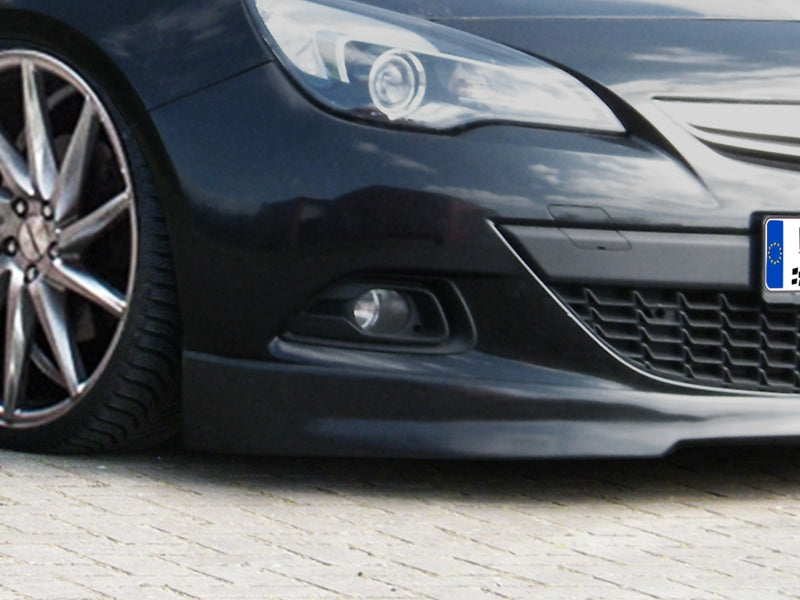 Frontspoiler ABS Opel Astra J GTC ab Bj.: 11/2012- Schwarz Matt