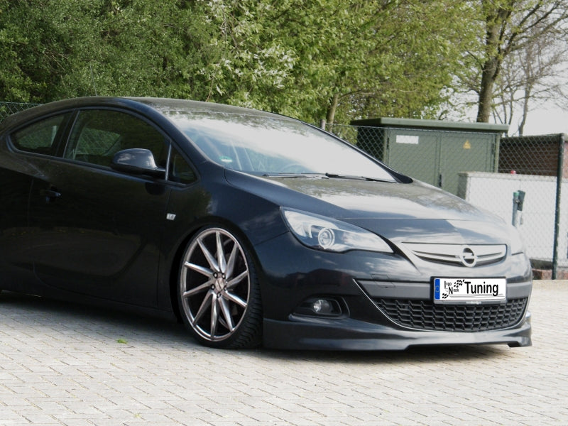 Frontspoiler ABS Opel Astra J GTC ab Bj.: 11/2012- Schwarz Matt