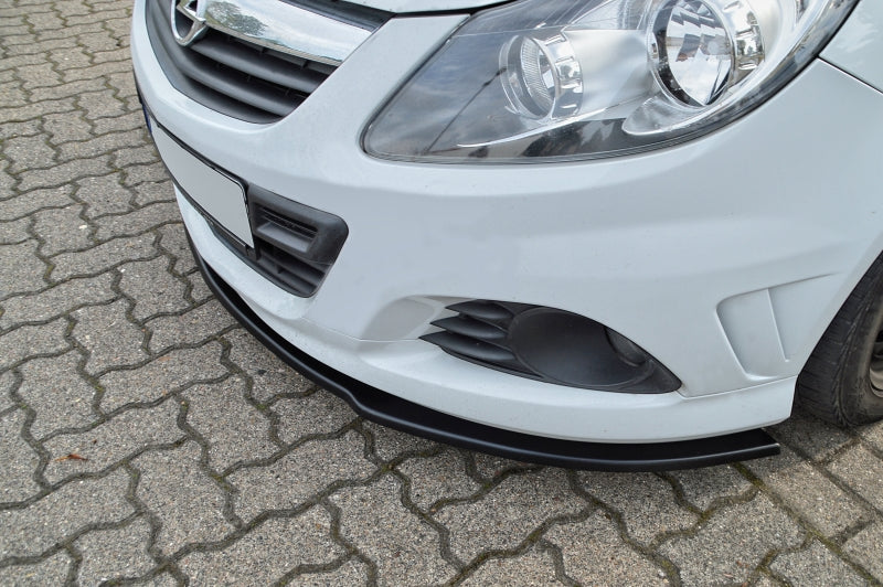 CUP Frontspoilerlippe ABS Opel Corsa D OPC Bj.: 2007-2014 Schwarz Glanz