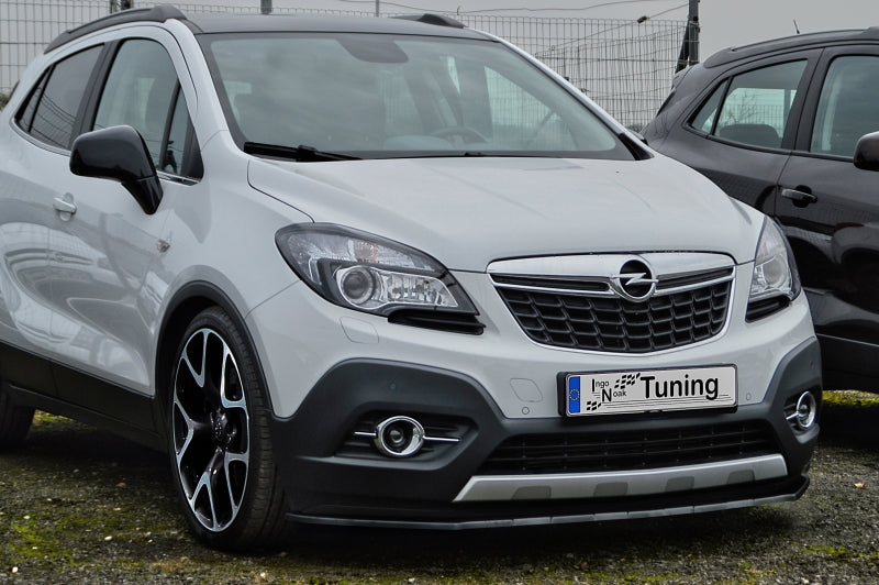 CUP Frontspoilerlippe ABS Opel Mokka Bj.: 2012-2016 Schwarz Matt