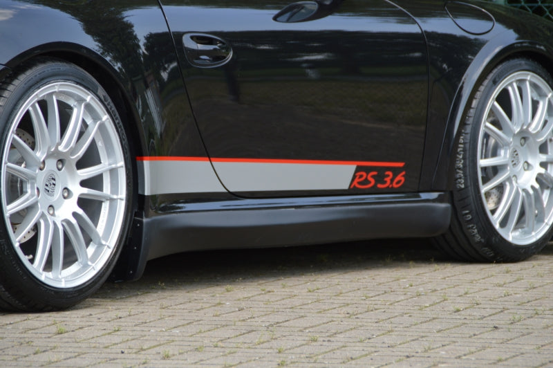 Seitenschwellersatz ABS Porsche 911,997 ab Bj.: 2004-2008 Schwarz Matt