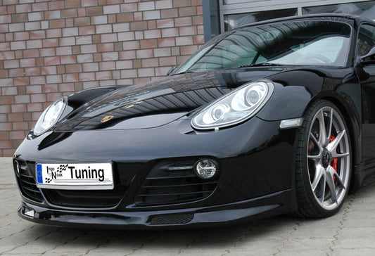 Frontspoiler in GT3 Optik ABS Porsche Cayman 987 Bj.: 2009-2013 Schwarz Glanz