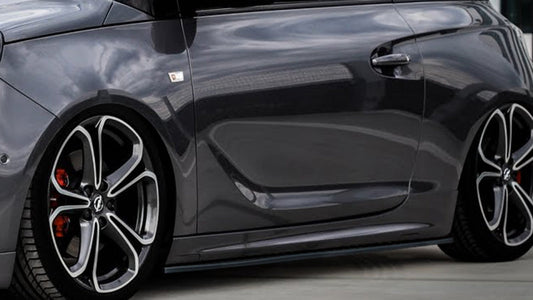 CUP Seitenschweller Opel Adam S, + OPC Line ab Bj.: 2015- Schwarz Glanz