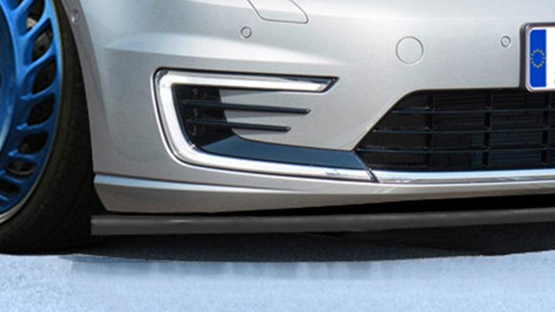 CUP Frontspoilerlippe ABS Volkswagen Golf 7 GTE, Typ AU Schwarz Glanz