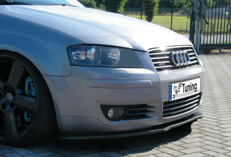 CUP Frontspoilerlippe ABS Audi A3 8P Bj.: 2003-2008 Schwarz Matt