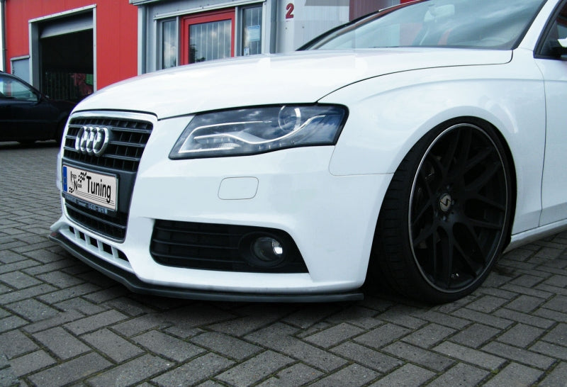 CUP Frontspoilerlippe ABS Audi A4 / B8 S-Line Bj.:2007-2011 Schwarz Matt