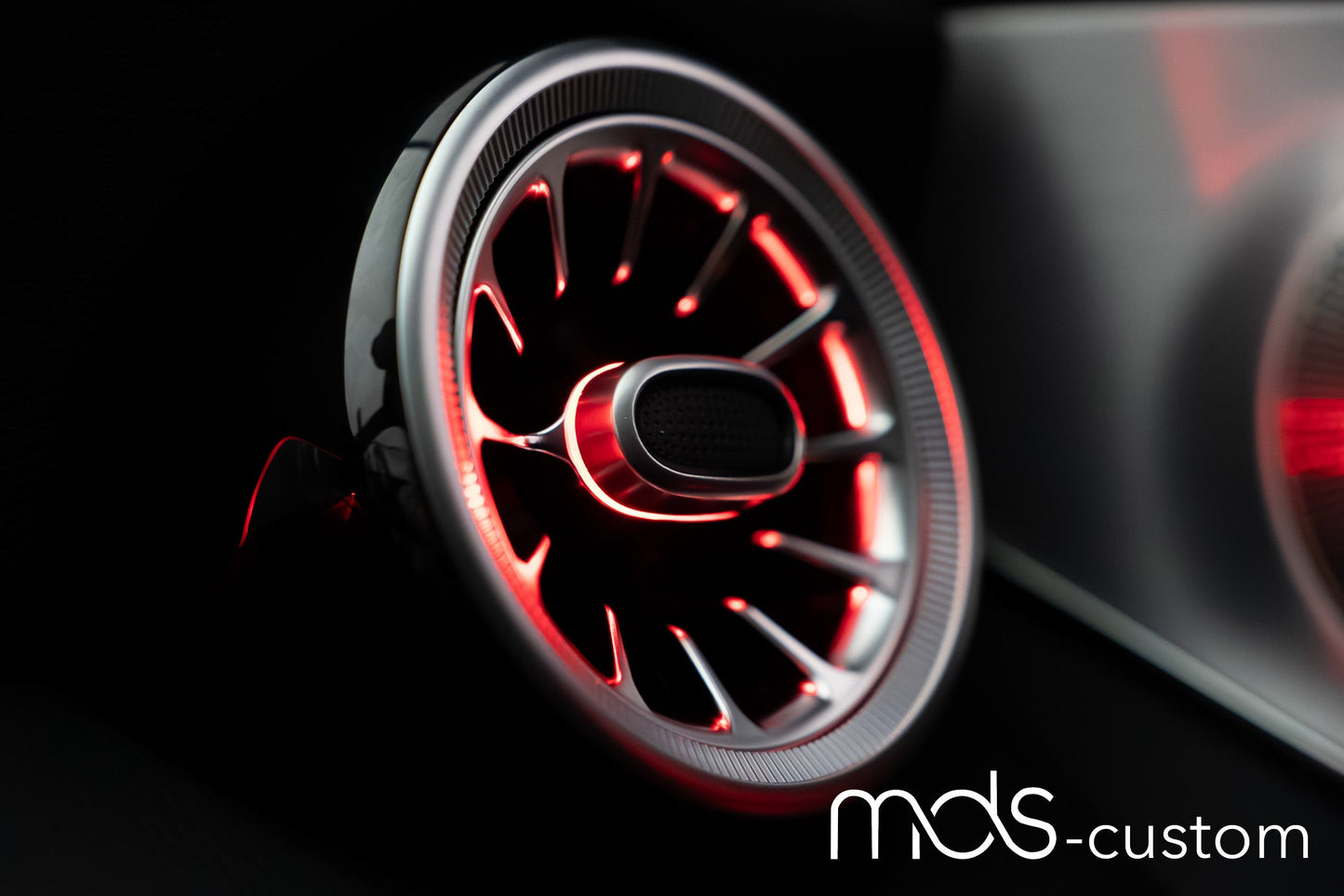 Mercedes X253 Lüftungsdüsen mit Ambientebeleuchtung – Nachrüstsatz für Mercedes GLC