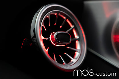 Mercedes X253 Lüftungsdüsen mit Ambientebeleuchtung – Nachrüstsatz für Mercedes GLC