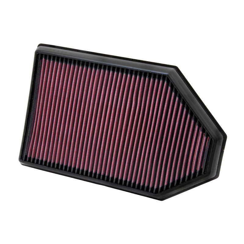 K&N Tauschluftfilter passend für Dodge Challenger / Charger 3.6, 5.7, 6.2, 6.4 / Chrysler 300C 3.6, 5.7/ Lancia Thema 3.6 2011-2016 (33-2460)