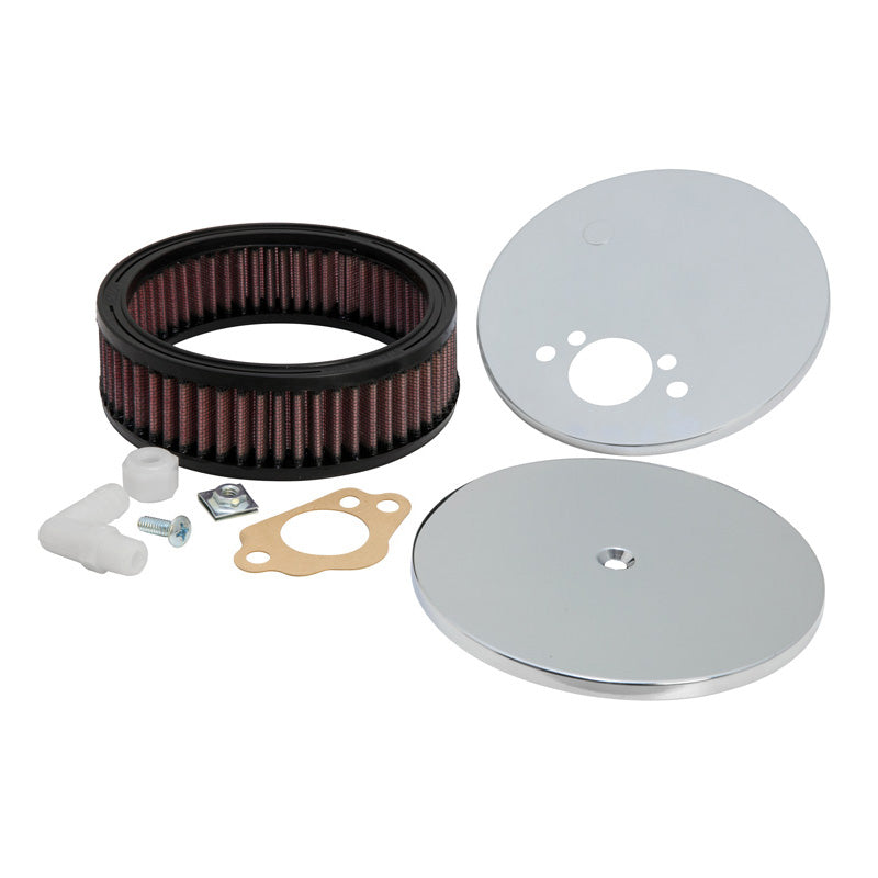 K&N Sportluftfilter rund passend für SU/SU Hitachi 1.25'' HS2, versetzte Bohrung, Durchmesser 150 mm, Montagehöhe 47mm (56-1630)