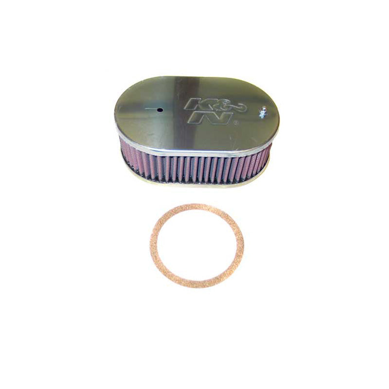 K&N Sportluftfilter oval passend für Fiat Uno 1986-1988 Vergaser, Montagehöhe 65mm (56-9326)