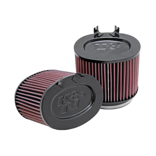 K&N Tauschluftfilter passend für Porsche Carrera 911 3.6/3.8L, 2009-2012 (2 Stück) (E-1999)