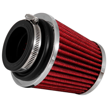 K&N RG-Serie Universal Luftfilter mit 3 Anschlussdiametern - Länge 114mm - Rot (RG-1003RD-L)