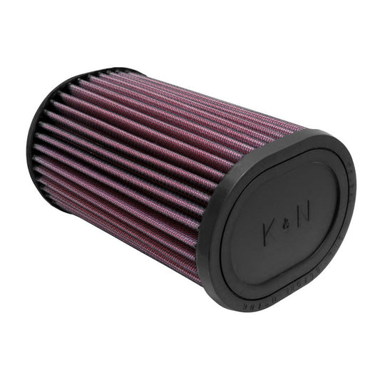 K&N Luftfilter Universal Oval 62mm Flansch, 20 Grad Winkel, 114mm x 95mm, 178mm Höhe (RU-1390)