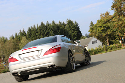 Mercedes SL 231 Endschalldämpfer rechts/links - Austritt in den originalen Endrohren