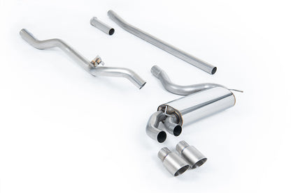 Milltek Sport Auspuffanlage passend für Audi Coupé UR quattro 10v Turbo non-resonated - titan Endrohre