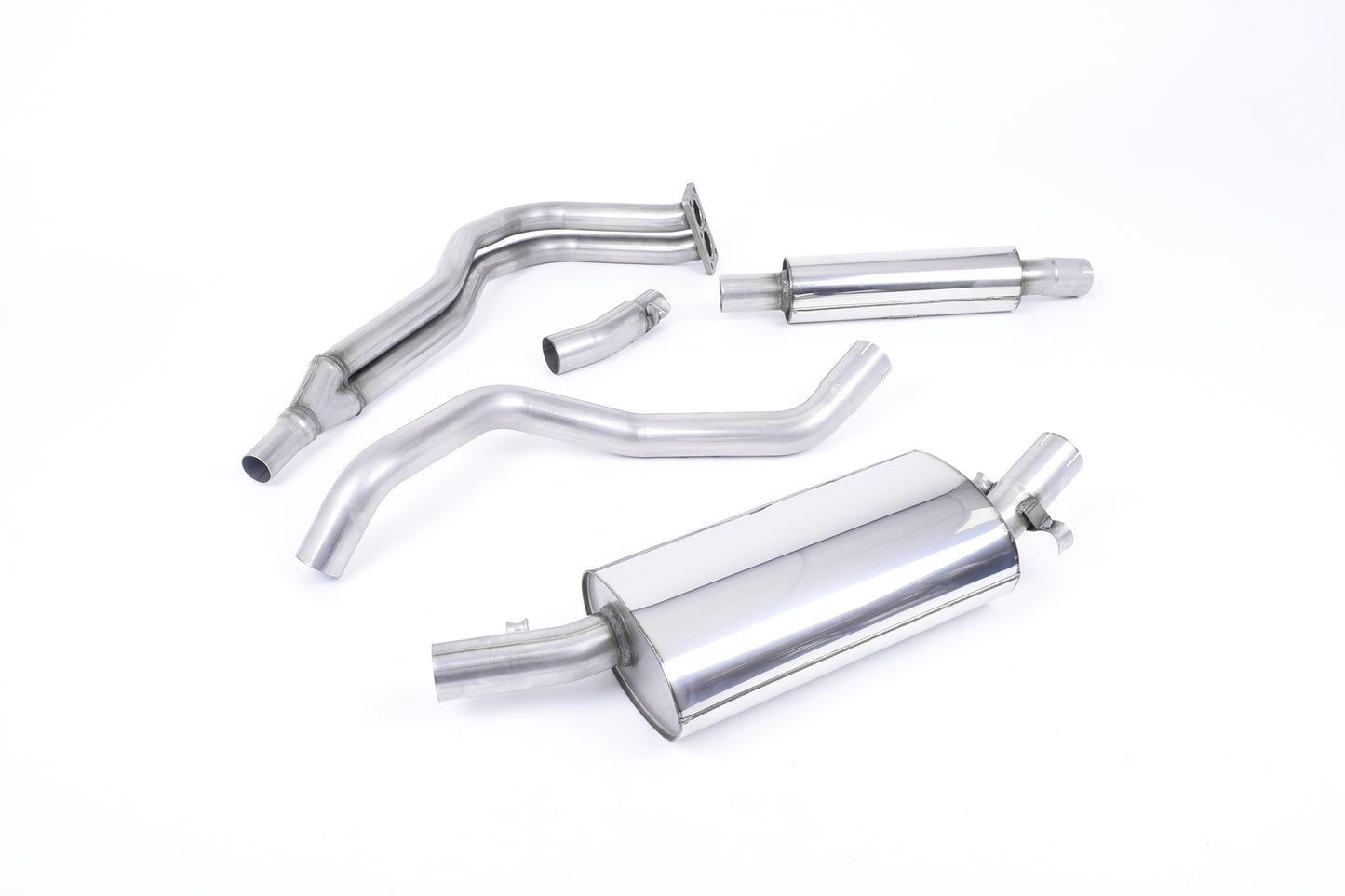 Milltek Sport Auspuffanlage passend für VW Golf Mk1 GTI ab Auspuffkrümmer - gedämpft (leiser) - passt für OE Guss Auspuffk...