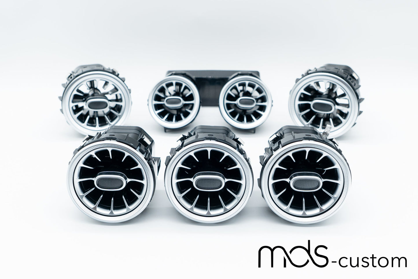 Mercedes GLC X253 Ambientebeleuchtung Komplett-Set | 64 Farben, Lüftungsdüsen, Beifahrerleiste