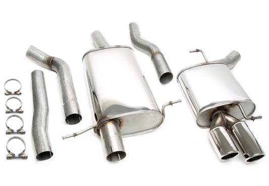 TA Technix Edelstahlanlage 2x80mm passend für Audi A4 Limousine, -​Avant, -​Allroad, A5 Coupe, - Sportback, Typ B8