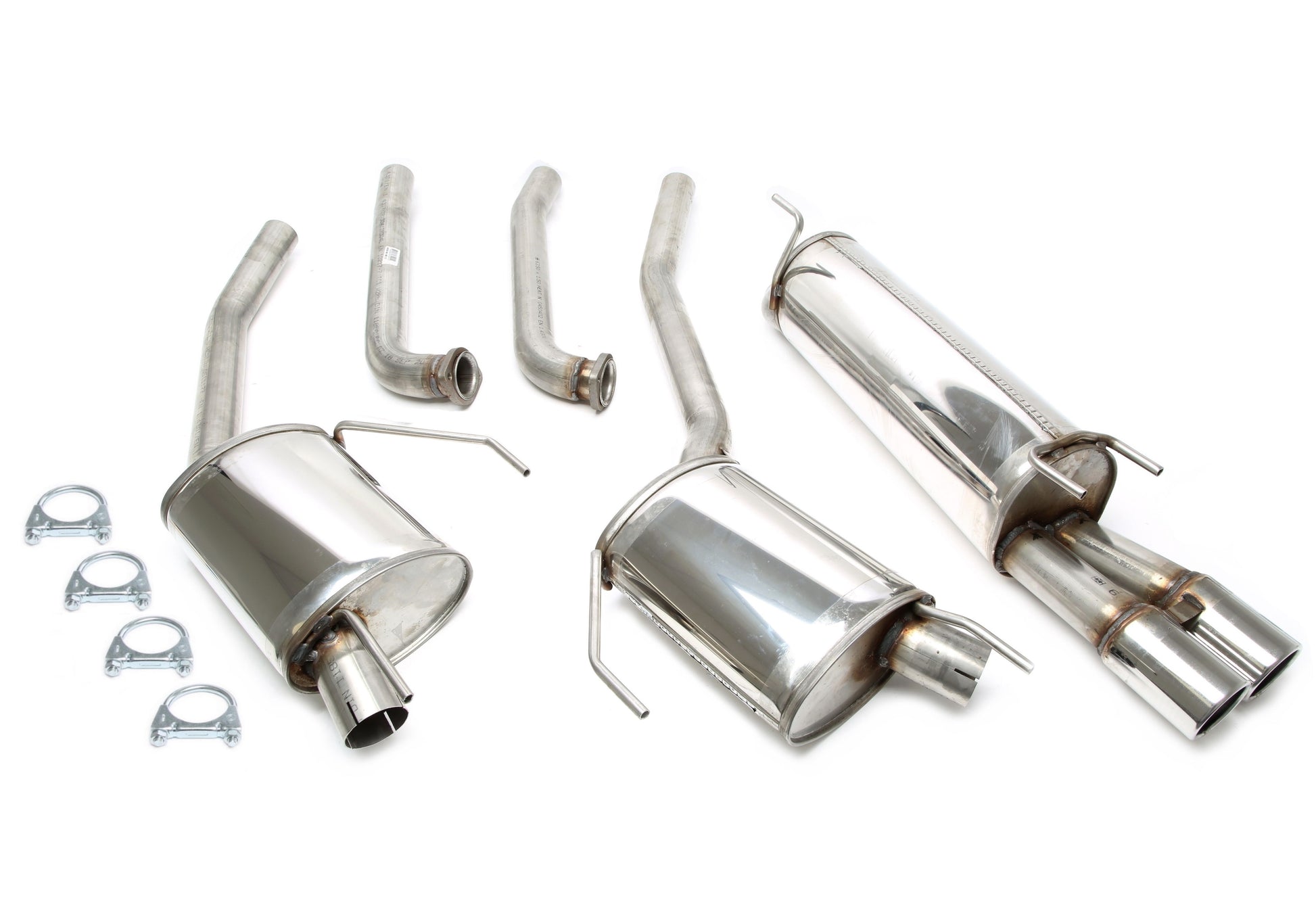 TA Technix Edelstahlanlage 2x80mm passend für Opel Omega B Caravan