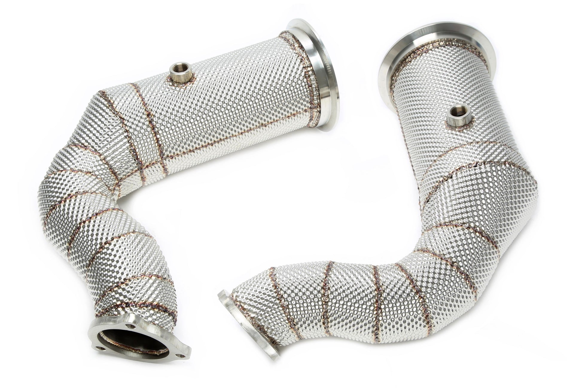 TA Technix Downpipe mit Katalysator+Hitzeschild passend für Porsche Cayenne Turbo Typ 9YA