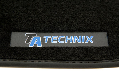 TA Technix Fußmatten Set mit Logo passend für Skoda Octavia 2 Typ 1Z
