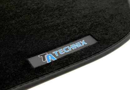 TA Technix Fußmatten Set mit Logo passend für Skoda Octavia 2 Typ 1Z