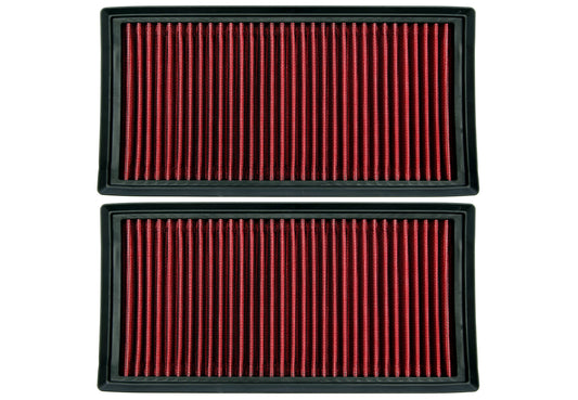 TA Technix Sportluftfilter Set passend für Mercedes Benz C-​Klasse (W204) / E-​Klasse (W211/W212) / M-​Klasse (W164) / R-​...