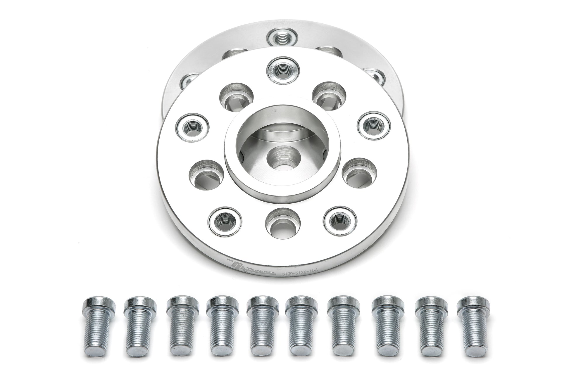 TA Technix Lochkreisadapterset 15mm pro Seite/30mm pro Achse/5x100 auf 5x120