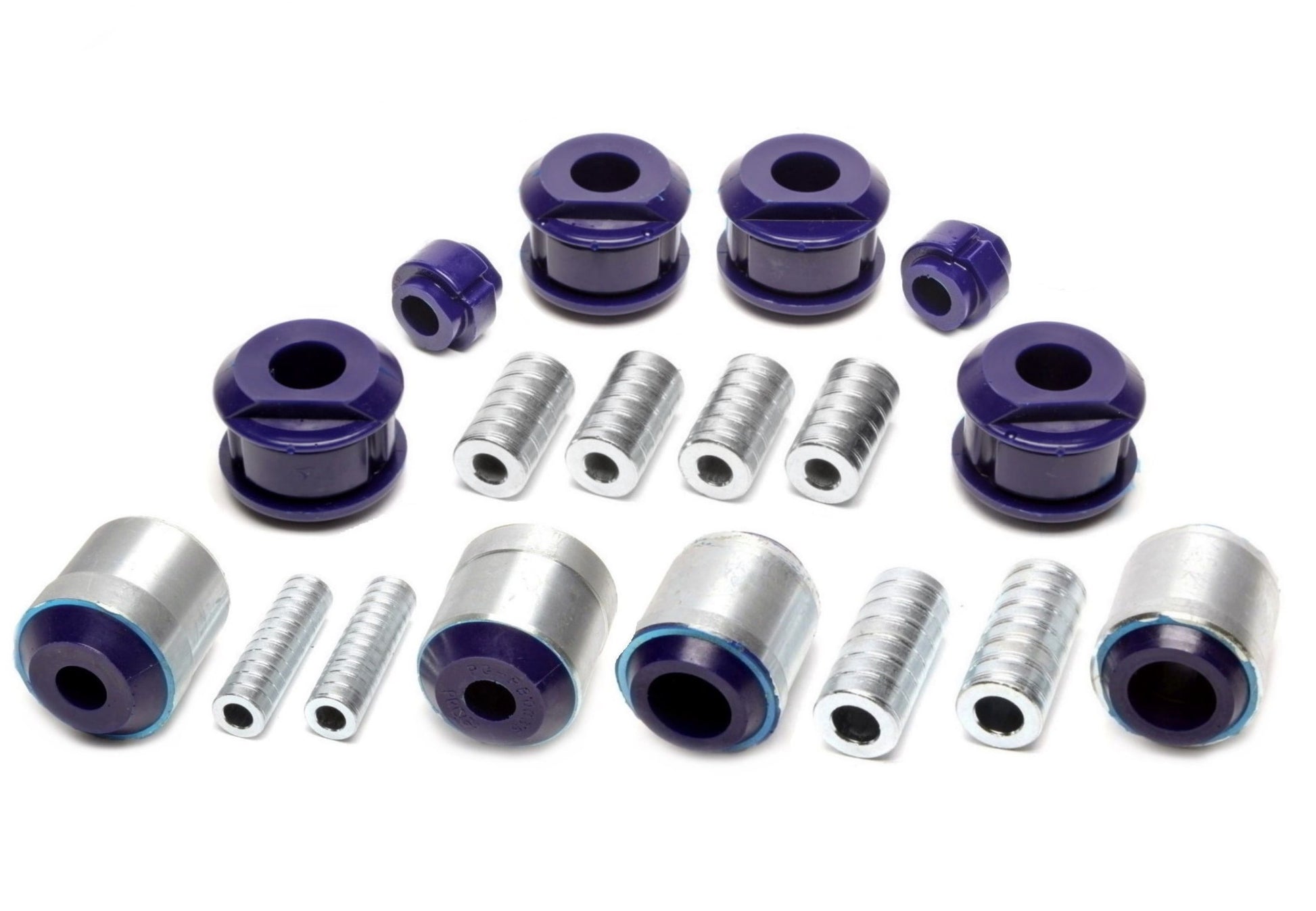 TA Technix PU-​Buchsen Kit 18-​teilig / Vorderachse mit Ø 27mm Stabi / passend für Audi A4 (B5)/ A6 (4B) + Allroad/ Skoda ...