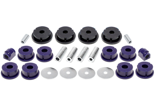 TA Technix PU-​Buchsen Kit 26-​teilig / Hinterachse mit Ø 19mm Stabi / passend für BMW 3er Serie E36