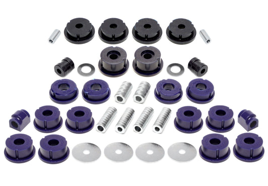 TA Technix PU-​Buchsen Kit 38-​teilig / Vorderachse+Hinterachse / Vorderachse mit Ø 25mm Stabi / Hinterachse mit Ø 19mm St...