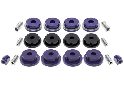 TA Technix PU-​Buchsen Kit 20-​teilig / Hinterachse mit Ø 18mm Stabi / passend für BMW 3er Serie E46 / E46 Compact