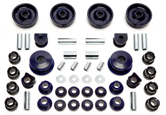 TA Technix PU-​Buchsen Kit 48-​teilig / Vorderachse mit 19mm Stabi+HA-​4WD / passend für Audi A3Q (8L)/ Seat Leon T4 (1M)/...