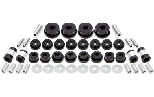 TA Technix PU-​Buchsen Kit 46-​teilig / Hinterachse / passend für Audi A3 / Q3 / TT / Seat Leon / Altea / Toledo / Alhambr...