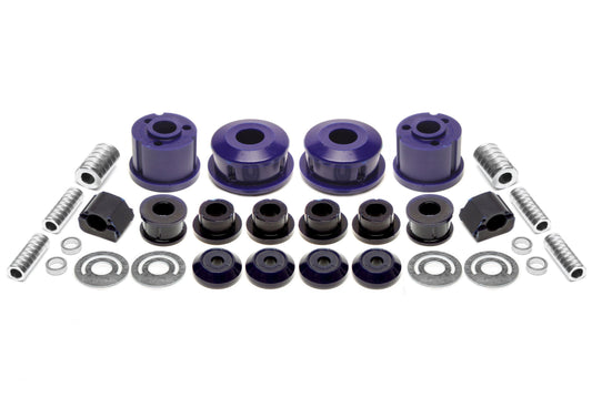 TA Technix PU-​Buchsen Kit 30-​teilig / Vorderachse mit 20mm Stabi +Hinterachse Ø 58mm / passend für Seat Arosa (6H)/ VW L...