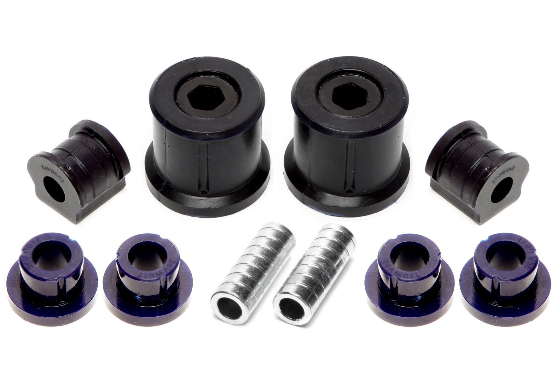 TA Technix PU-​Buchsen Kit 10-​teilig / Vorderachse mit Stabi 19mm / passend für Seat Ibiza, Cordoba (6L)/ Skoda Fabia, Ro...