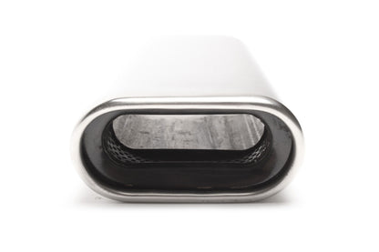 TA Technix Endrohr Edelstahl universal 70 x 140mm flach / oval