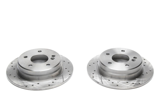 TA Technix Sport Bremsscheiben Satz Hinterachse passend für Mercedes Benz C-​Klasse W202/S202
