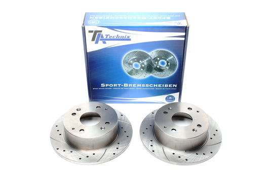 TA Technix Sport Bremsscheiben Satz Hinterachse passend für Honda Accord VI / Accord VI Hatchback
