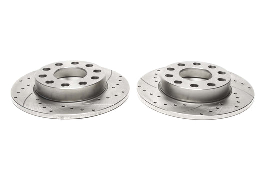 TA Technix Sport Bremsscheiben Satz Hinterachse passend für Audi A4 8E/B6/B7 / 8H/B6/B7 / Seat Exeo
