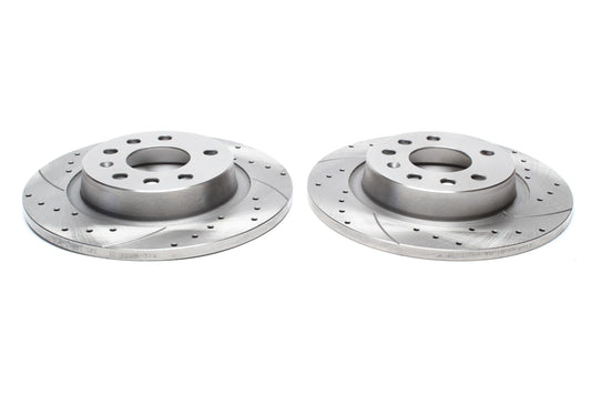 TA Technix Sport Bremsscheiben Satz Hinterachse passend für Fiat Opel / Saab