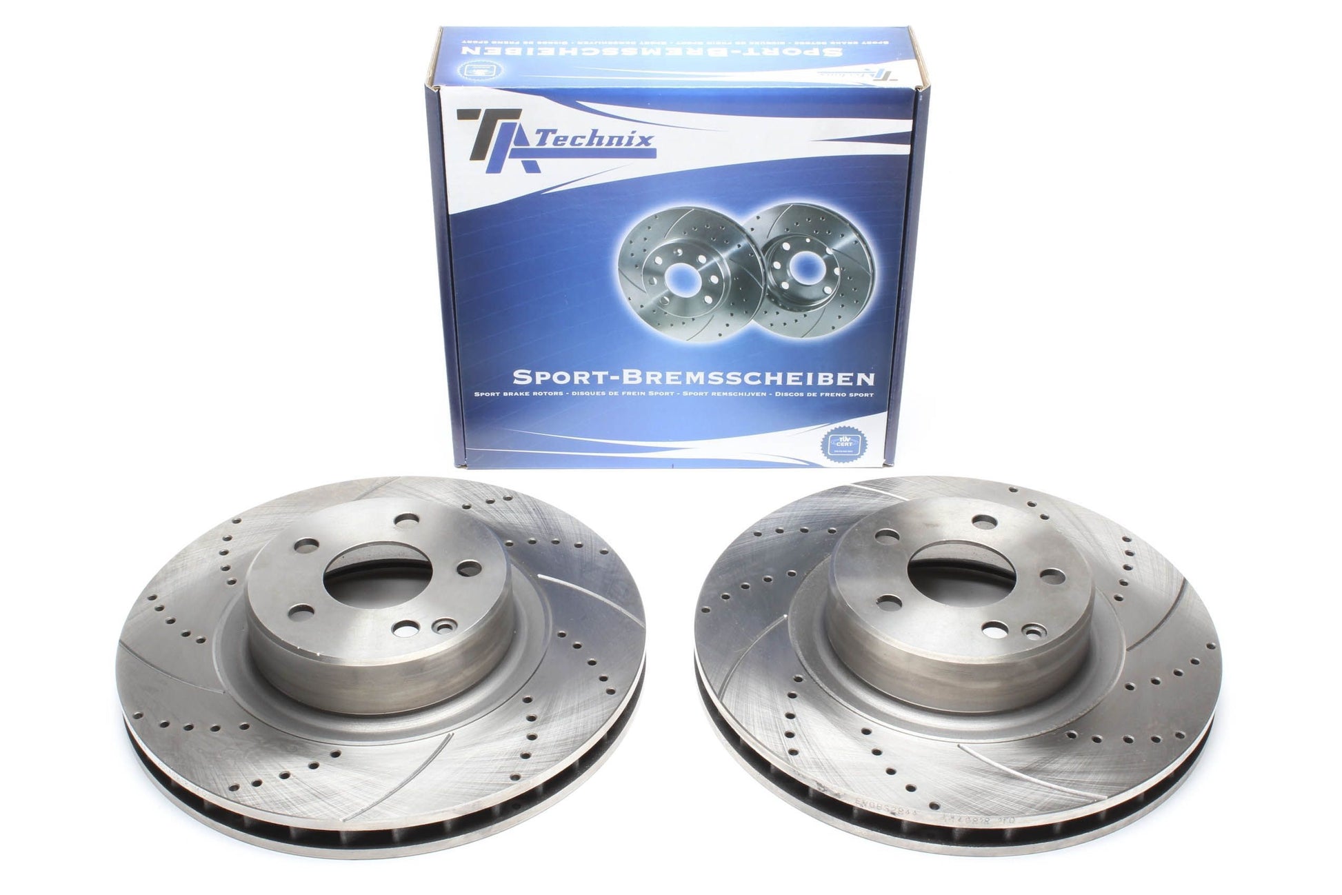 TA Technix Sport Bremsscheiben Satz Vorderachse passend für Mercedes Benz S-​Klasse W220/C215