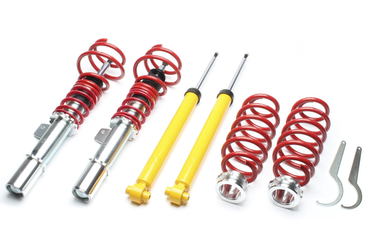TA Technix Gewindefahrwerk bis 1050kg maximale Vorderachslast passend für Audi A3 (8Y)/ Seat Leon IV (KL)/ Skoda Octavia I...