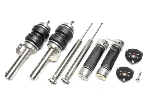 TA Technix härteverstellbares Luftfahrwerk mit Airmanagement passend für Audi A3 (8V), TT (8J-8S)/ Seat Leon (5F)/ Skoda O...